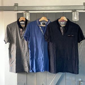 Bundle: 3 mens polo shirts size medium